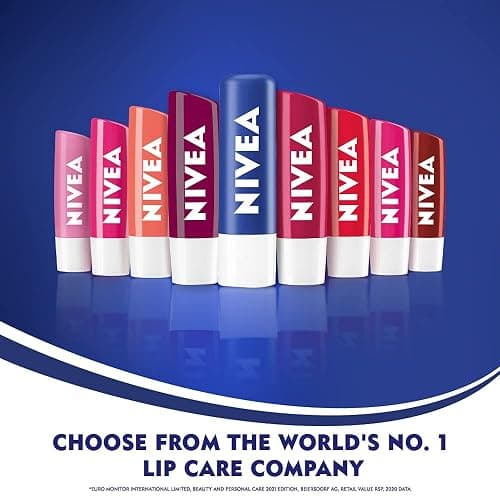NIVEA Lip Balm, Pomegranate Shine, 4.8g thumbnail 6