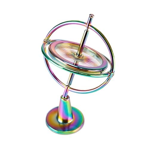 QLKUNLA Gyroscope Toy Metal Anti Gravity Rotating Desk Gyroscope Flying Motion Balance Physics Toy Educational Training Gift - Image 1