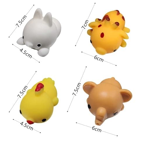 Aiyouwei 8-Piece Jumbo Mochi Squishy Toy Squishy Animals Stress Reliever Kids Party Favours (8 Normaler Stil) thumbnail 6