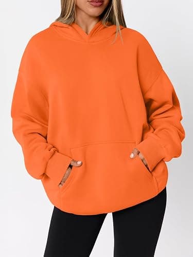 WYNNQUE Hoodies for Women Oversized Sweatshirts Fall Fashion Outfits 2025 Casual Sweaters Tops Fleece Workout Winter Clothes thumbnail 3