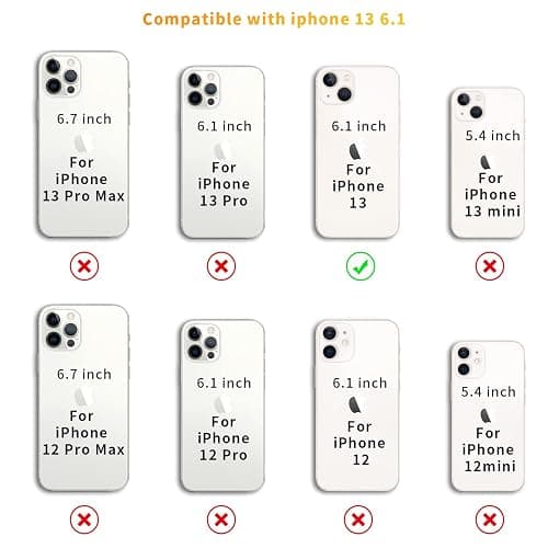 YESPURE Case for iPhone 13,Fashion Phone Cases with Soft TPU Anti-Fall Shock Absorbing Shockproof Protective Cover for iPhone 13 (Colored Dinosaurs) thumbnail 7