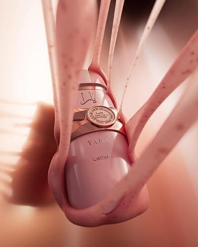 Lattafa Yara Elixir Eau de Parfum, Rosa und Gold Design, Luxuriöse Glasflasche, 100 ml Parfüm für Damen thumbnail 5