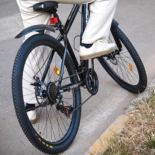 LSLIFE 24 26 27.5 29 Inch Mountain Bike, 21-Speed Mountain Bicycle for for Adult Drivetrain Mens Women Mountain Bike Dual Disc Brakes Lightweight Bicycle thumbnail 10