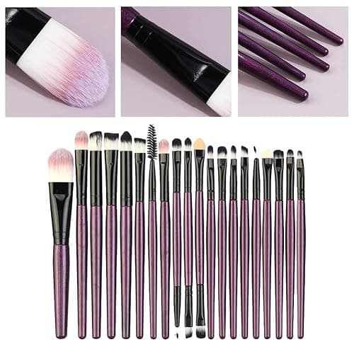 Makeup Brushes 20pcs Proffesional Cosmetics for Face Makeup Brush Set Powder Concealer Eyeshadow Eyebrow Lip Brush Beauty Tools Makeup Brushes zihei thumbnail 2