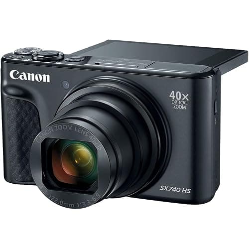 Canon PowerShot SX740 HS Digital Camera | 20.3MP CMOS Sensor, 40x Optical Zoom, 4K UHD Video, Wi-Fi & Bluetooth | Compact Point-and-Shoot Camera with Bag and 64GB Card thumbnail 6