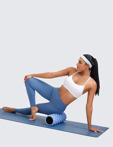 CRZ YOGA Butterluxe Y Back Sports Bras for Women - Padded Racerback Low Impact Spaghetti Thin Strap Workout Yoga Top thumbnail 3