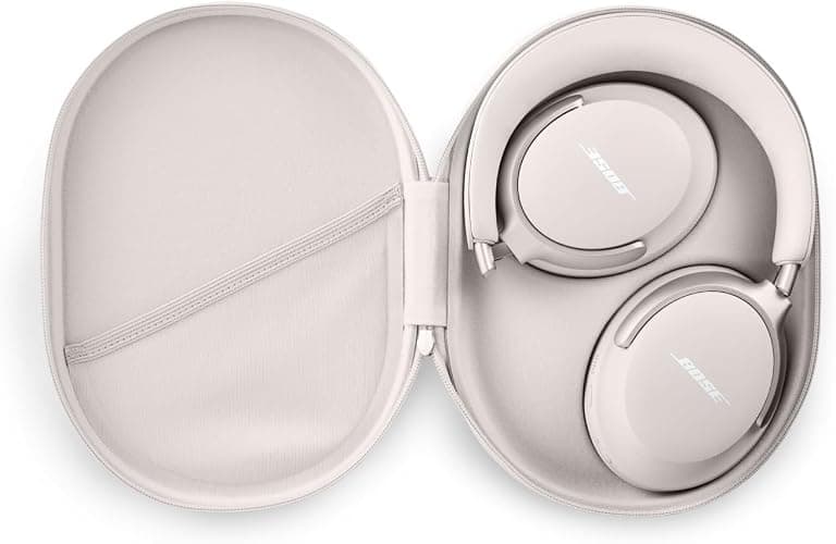 Bose QuietComfort Ultra Bluetooth Headphones, Wireless Headphones with Spatial Audio, Over Ear Noise Cancelling with Mic, Up to 24 Hours of Playtime, White Smoke thumbnail 4