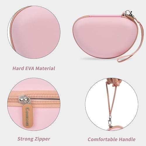 Headphone Case Compatible with Beats Solo 4/ Studio Pro x Kim Kardashian/ Solo3/ Studio3/ Solo Pro Bluetooth On-Ear Headphones Headset - Pink thumbnail 3