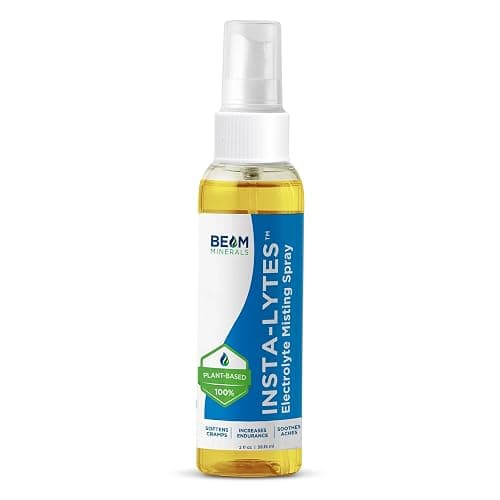 BEAM MINERALS Insta-Lytes | How to Stop Leg Cramps Immediately Electrolyte Misting Spray | Fulvic Acid Trace Minerals | Fast Micronutrients Supplements | 2 fl Oz - Image 1