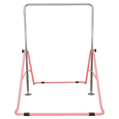 Fitvids Gymnastics Bar for Kids Height Adjustable Horizontal Kip Bar Folding Gymnastics Junior Training Bar thumbnail 2
