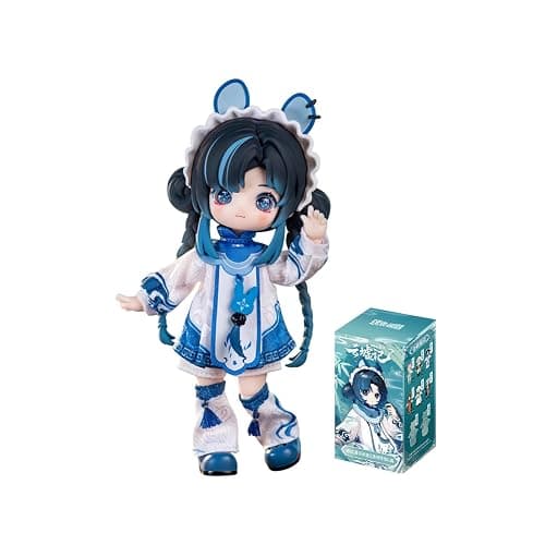 CALEMBOU BJD Blind Box, 1/12 Cute NAGI Yunxu Story Series 14cm Ball Jointed Doll, Cute Dress Up Doll with Joints, Collection Action Figure for Birthday Christmas - Image 1
