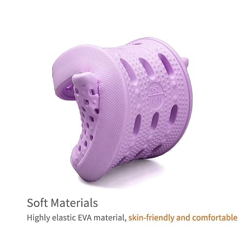 Xomiboe Shower Shoes Quick Drying Non-Slip Comfortable Men Women House Slippers - 6-7 Women/5-5.5 Men - Black thumbnail 4