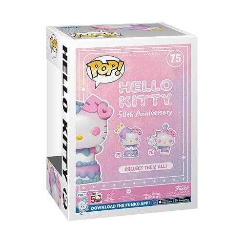 Funko POP! Sanrio: Hello Kitty 50th - Hello Kitty in Cake - Collectable Vinyl Figure - Gift Idea - Official Merchandise - for Kids & Adults - Anime Fans - Model Figure for Collectors and Display thumbnail 3