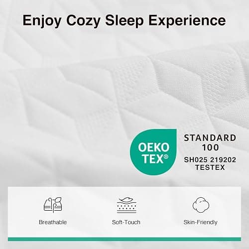 Novilla 6 Inch Full Size Mattress, Full Memory Foam Mattress with Cooling Foam & Breathable Comfort Layer,Pressure Relief Mattresses in a Box for Cool Touch & Support thumbnail 5