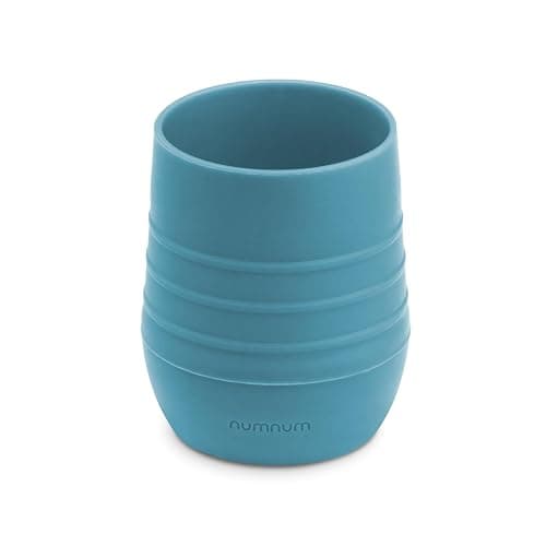 NumNum Cup for Ages 4+ months - 2oz Non-Slip & Easy To Grip Training Cups, Perfect for Drinking & Self Feeding Skills, 1 Cup, Blue - Image 1