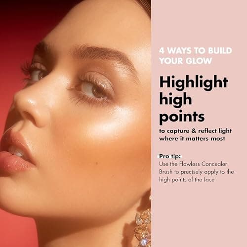 e.l.f. Halo Glow Liquid Filter, Complexion Booster For A Glowing, Soft-Focus Look, Infused With Hyaluronic Acid, Vegan & Cruelty-Free, 4 Medium thumbnail 4