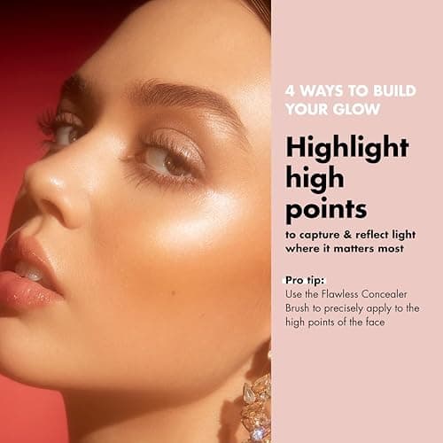 e.l.f. Halo Glow Liquid Filter, Complexion Booster For A Glowing, Soft-Focus Look, Infused With Hyaluronic Acid, Vegan & Cruelty-Free, 3 Light/Medium - 1.06 Fl Oz (Pack of 1) - 3 Light/Medium thumbnail 4