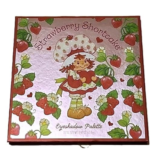 Taste Beauty Strawberry Shortcake Heart Shaped Eyeshadow Palette, 12 Colors with Mirror, Dessert Collection - Image 1