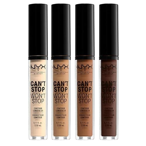 NYX PROFESSIONAL MAKEUP Can't Stop Won't Stop Contour Concealer, 24h Full Coverage Matte Finish - Fair - Image 1