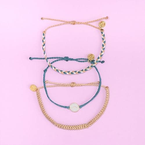 Pura Vida Bracelet Marine Bracelet Stack, 3 Stackable Bracelets Pack for Women thumbnail 3