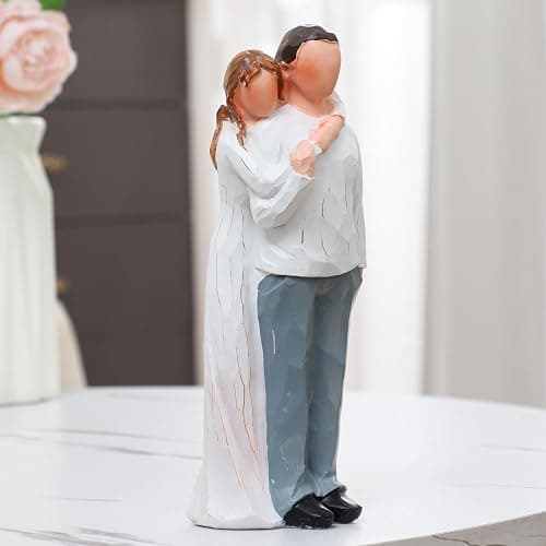 BUTILIVEEN Dad and Adult Daughter Figurines, Gifts for Dad from Daughter for Father’s Day, Christmas and Wedding, Father of The Bride Gifts, 8inch, Resin thumbnail 5