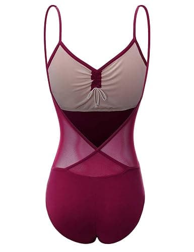 Daydance Camisole Dance Leotards for Women Cotton Spaghetti Straps Ballet Costumes thumbnail 2