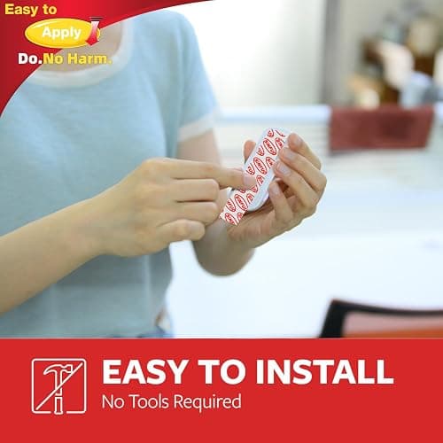 Sinfuo Utility Wall Hooks for Hanging Medium 16 Hooks, Damage Free Hanging Wall with Adhesive 20 Strips, Heavy Duty Adhesive Damage Free for Key Holder, Coat, Door, Shower thumbnail 6