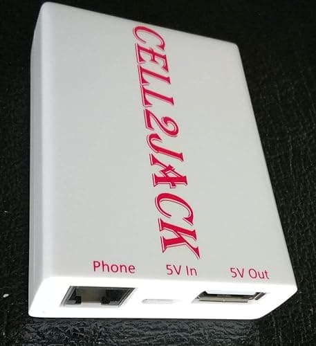 CELL2JACK - Cellphone to Home Phone Adapter, Make and Receive Cell Phone Call on Your landline Phone Free - Cell Phone to Landline Dock - Cell to Landline Converter thumbnail 5