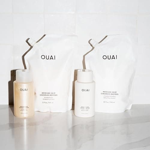 OUAI Medium Shampoo - Hydrating Shampoo with Coconut Oil, Babassu, Kumquat Extract and Keratin - Strengthens, Nourishes and Adds Shine - Paraben, Phthalate and Sulfate Free Hair Care Products - 300ml thumbnail 5