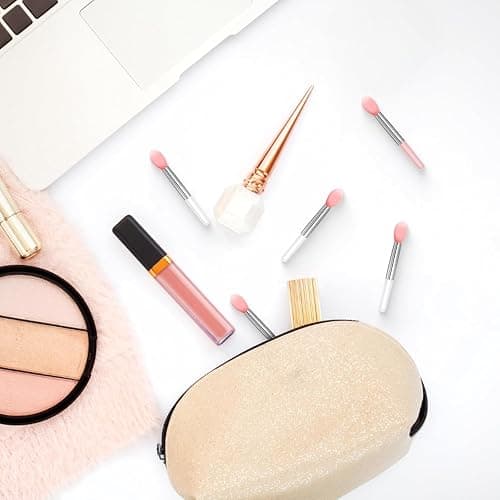 Fokmuaex Professional 20-Pack Silicone Lip Brushes - Precision Mini Makeup Applicators for Lip Gloss, Balm & Concealer, Travel-Sized 5cm/1.96" Hygienic Cosmetic Tools (20PCs) thumbnail 6