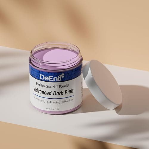 acrylic powder - dark pink- 4oz thumbnail 5