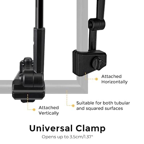G4Free UPF 50+ Universal Clamp On Umbrella Adjustable Outdoor UV Protection Beach Chair Umbrella for Strollers, Wheelchairs, Patio Chairs, and Golf Carts thumbnail 3