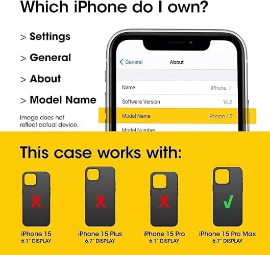 OtterBox iPhone 15 Pro Max (Only) - Defender Series Case - Blue Suede Shoes - Case Only - Screenless - Rugged & Durable - with Port Protection - Microbial Defense Protection thumbnail 2