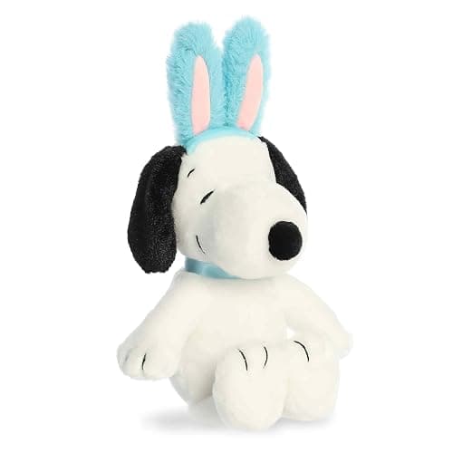 Aurora Adorable Peanuts Easter Snoopy Stuffed Animal - Officially Licensed Toys For All Snoopy Fans - Seasonal Plush For Easter Holiday - White 8 Inches - Image 1