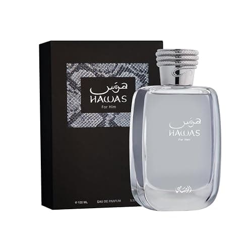 RASASI Hawas For Men Eau De Parfum Spray 100ML (3.4 Oz) - Long Lasting Arabian Perfume, Premium Perfume Men, Ideal for Special Occasions & Daily Elegance, A Bold and Captivating Fragrance thumbnail 2