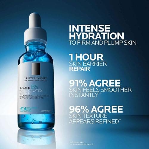 La Roche-Posay Hyalu B5 Suractivated Hyaluronic Acid Serum for Face, Vitamin B5 + Hyaluronic Acid + Glycerin, Hydrating Serum Visibly Plumps Skin, Sensitive Skin Safe, Anti Aging, Oil-Free thumbnail 5