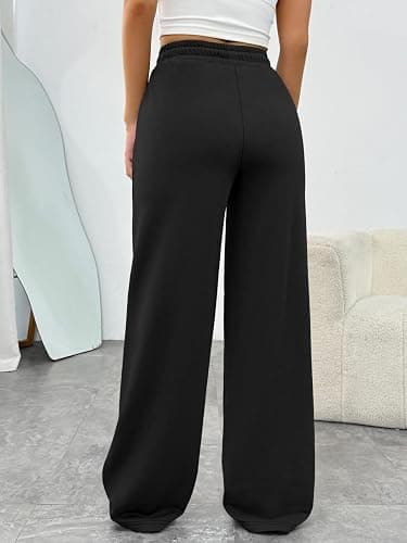 Trendy Queen Womens Wide Leg Sweatpants Baggy Loose Fall Barrel Casual Lounge Athletic Pants Comfy Teen Girl Cute y2k Joggers thumbnail 4