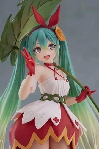 Taito Prize Hatsune Miku Wonderland PVC Hatsune Miku Thumbelina Statue 18cm thumbnail 7