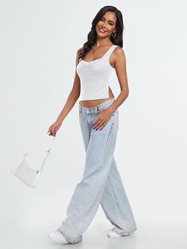 Trendy Queen Womens Going Out Crop Tops Backless Tank Tops Summer Y2k Teen Girls Basics Cute Clothes thumbnail 3