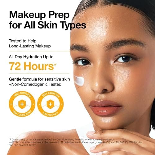 Anua, Zero-Cast Moisturizing Sunscreen SPF 50, Glow Natural Sunscreen for face, No White Cast, Hyaluronic Acid, Niacinamide, Oil-Free, KPop Demon Hunters, Korean Skincare, 1.69 fl oz thumbnail 5