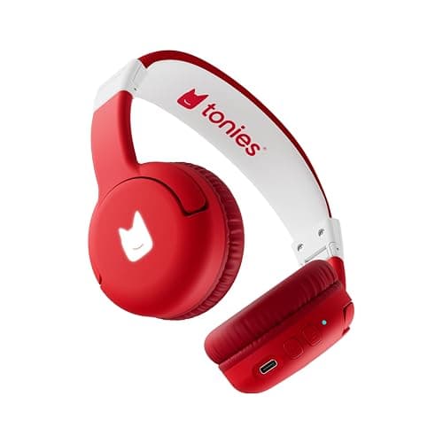 Tonies Bluetooth Headphones for Toniebox 2 - Sunset Red - Image 1