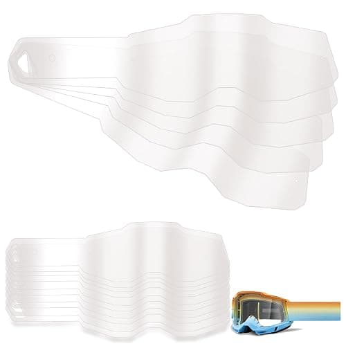 AGSISK 100 Percent Goggles Tear Offs for RC2/AC2/ST2/Strata2/Racecraft2/Accuri2 Gen 2 | Residue-Free MX Lens Protection - Image 1