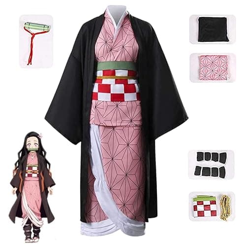Cosplay Life Demon Killer Vanquisher Complete Anime Costume Set Kimono Cardigan - Halloween Outfit For Unisex Adult - Image 1