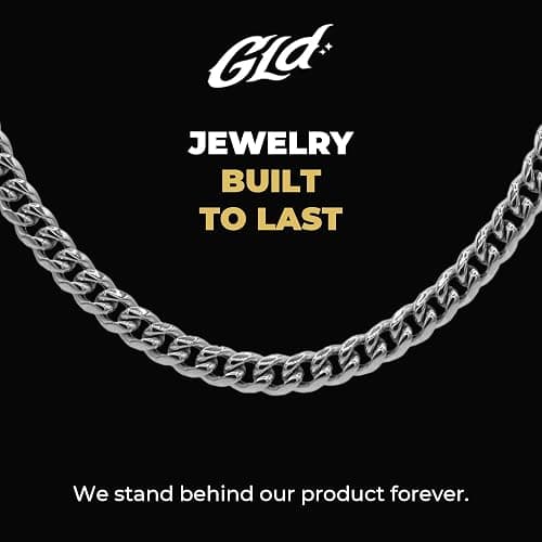 GLD Cuban Link Chain for Men and Women - Gold-Plated Micro Cuban Chain with Premium Storage Travel Pouch - Snatch-Proof Clasp, Sweat-Proof and Fade-Resistant - Lifetime Quality, Designed in Miami thumbnail 7