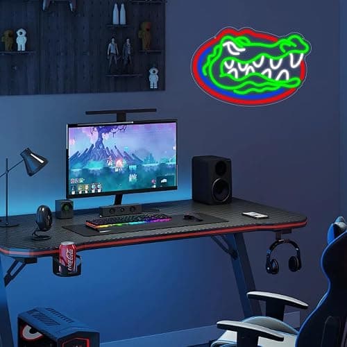 PILOYINDE Florida Gators Basketball Team Neon Sign LED Light for Bedroom Wall Decor, Modern Style, Wall Mount, 1 Count thumbnail 6