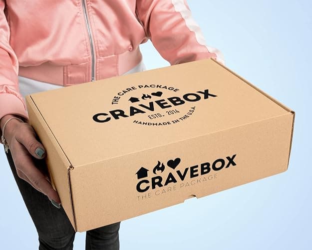 CRAVEBOX Snack Box (100 Count) Valentines Variety Pack Care Package Gift Basket Adult Kid Guy Girl Women Men Birthday College Student Office College Back to School thumbnail 6