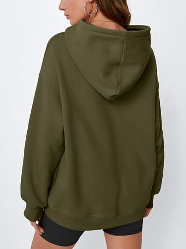 EFAN Womens Oversized Hoodies Fleece Hooded Sweatshirts Fall Fashion Outfits 2025 Cute Clothes with Pockets thumbnail 4