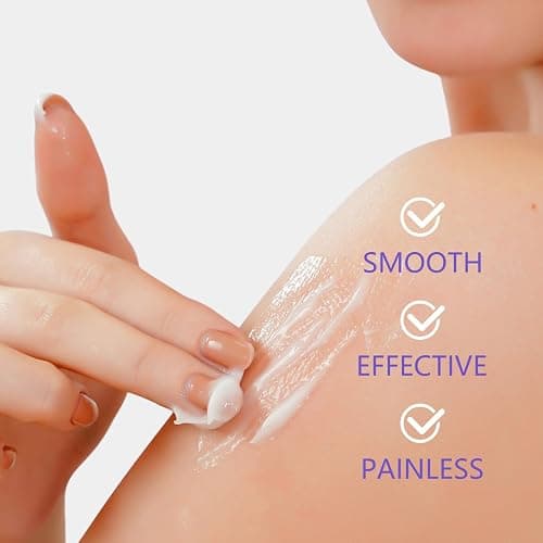 Facial Hair Removal Cream,Body Hair Removal Cream for Women with Spatula Applicator, Unisex Body & Skincare thumbnail 5