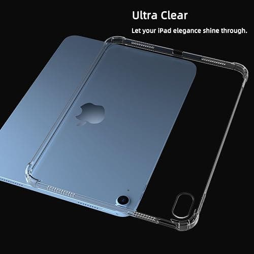 RQYJGO Clear Case for iPad (A16) 11th Generation 2025 11-inch/10th Generation 2022 10.9 inch, Transparent Four Corner airbag Anti Drop TPU Protective case a2696 a2777 A2757 A3355 A3356 thumbnail 5