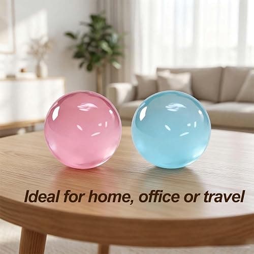 2PCS Coconut Oil Squishy, Coconut Oil Stress Ball, Slow Rising Fidget Squeeze Squishy for Stress Relief, Improving Focus, Relaxation, for Adult (Blue+Pink) thumbnail 5